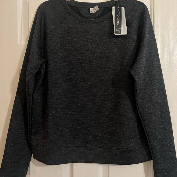Under Armour Studio Lux Dark Gray Sweatshirt - Picture 1 of 3